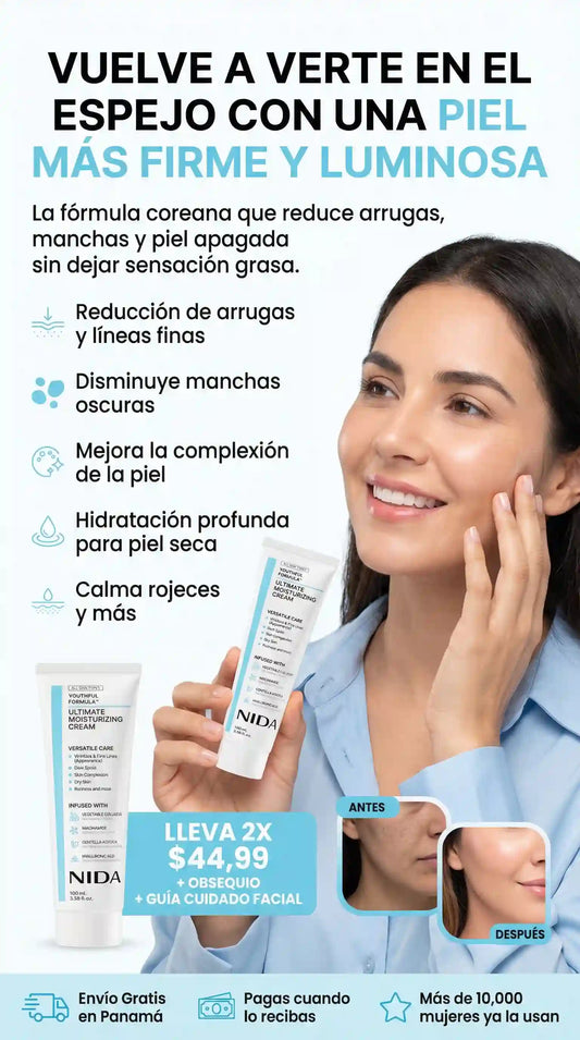 Crema humectante definitiva NIDA Youthful Fórmula